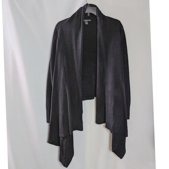 H&M Black Waterfall Open Cardigan Size XS/S EUC - Picture 2 of 6